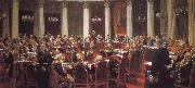 Ilia Efimovich Repin May 7, 1901 a State Council meeting oil